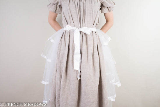 Ruffled Bustle Skirt