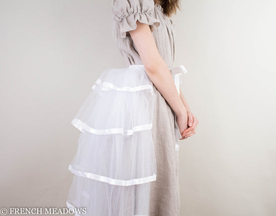 Ruffled Bustle Skirt