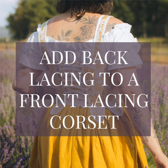 Load image into Gallery viewer, Add Back Lacing to a Front Lacing Corset
