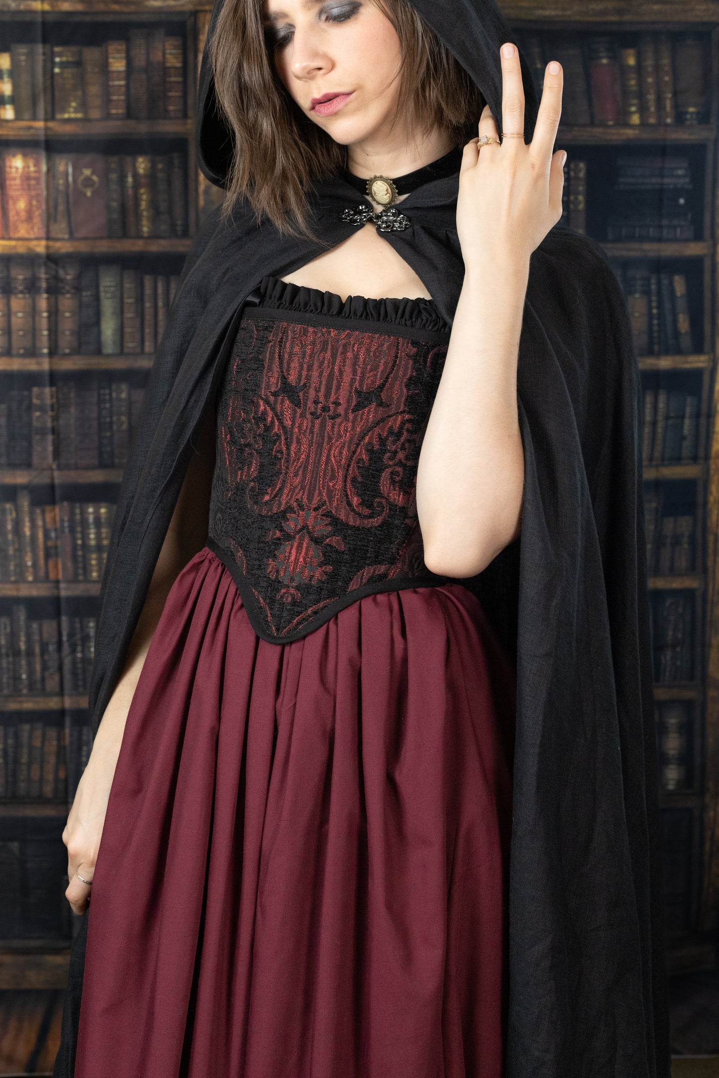 Black elven dress sale