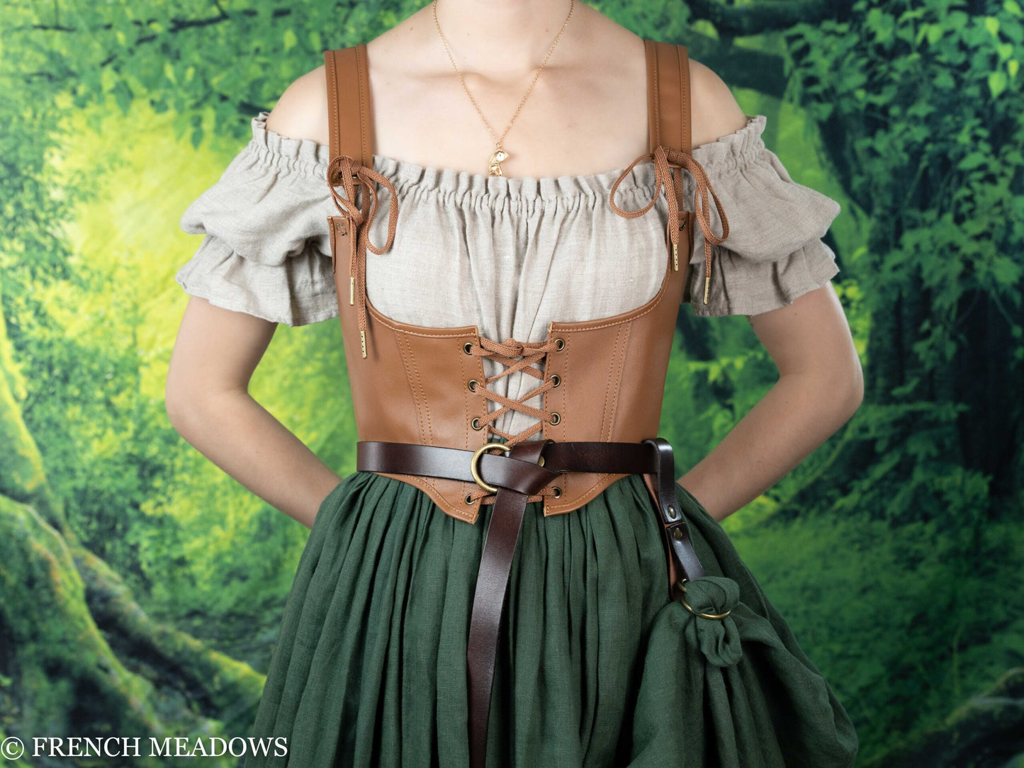 Leather Underbust Corset Belt – French Meadows