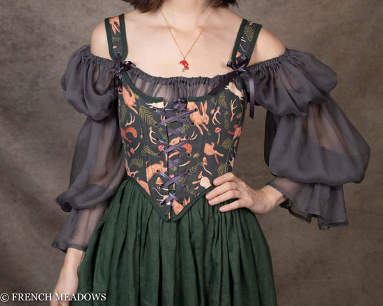 Woodland Creatures Renaissance Bodice