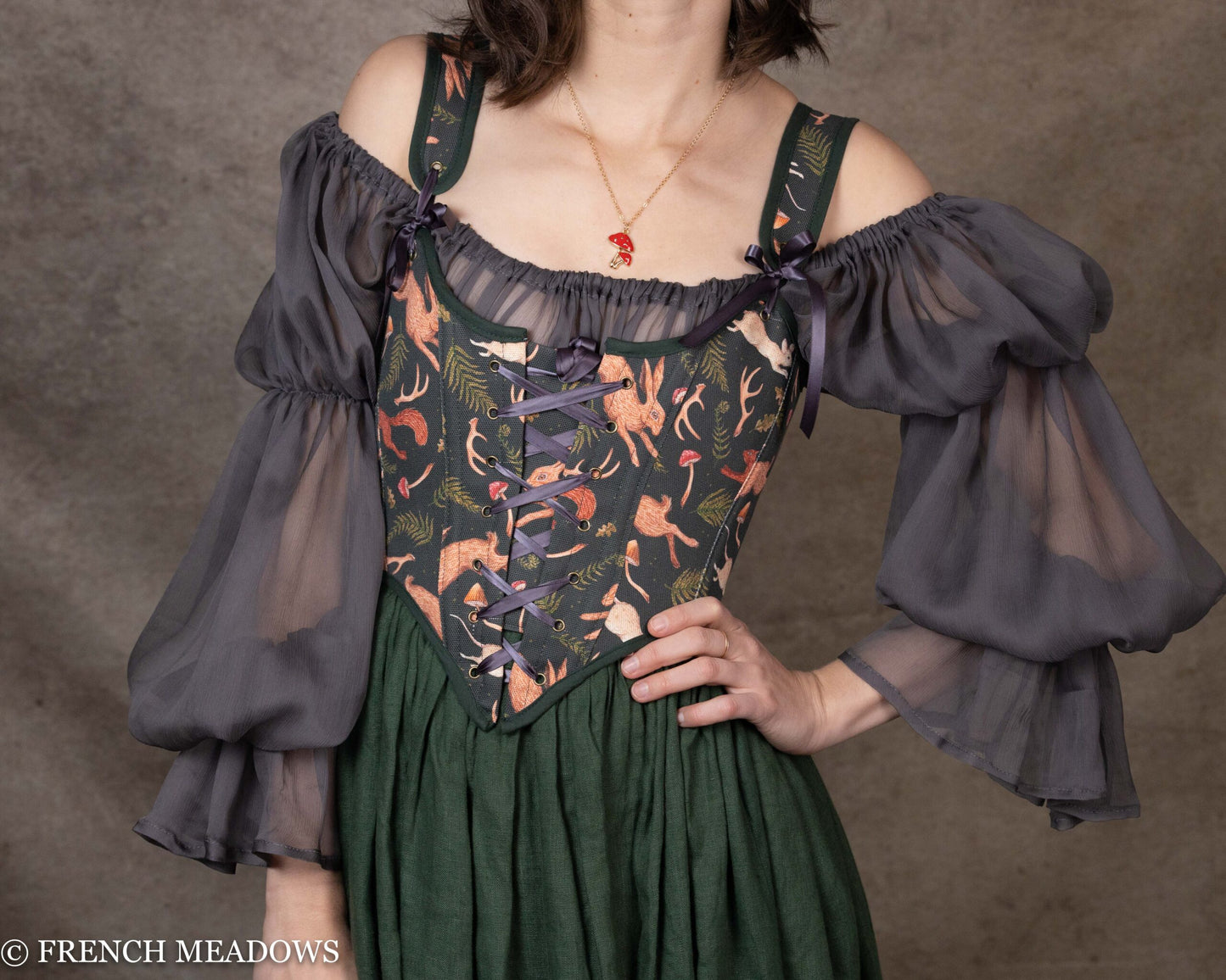 Woodland Creatures Renaissance Bodice