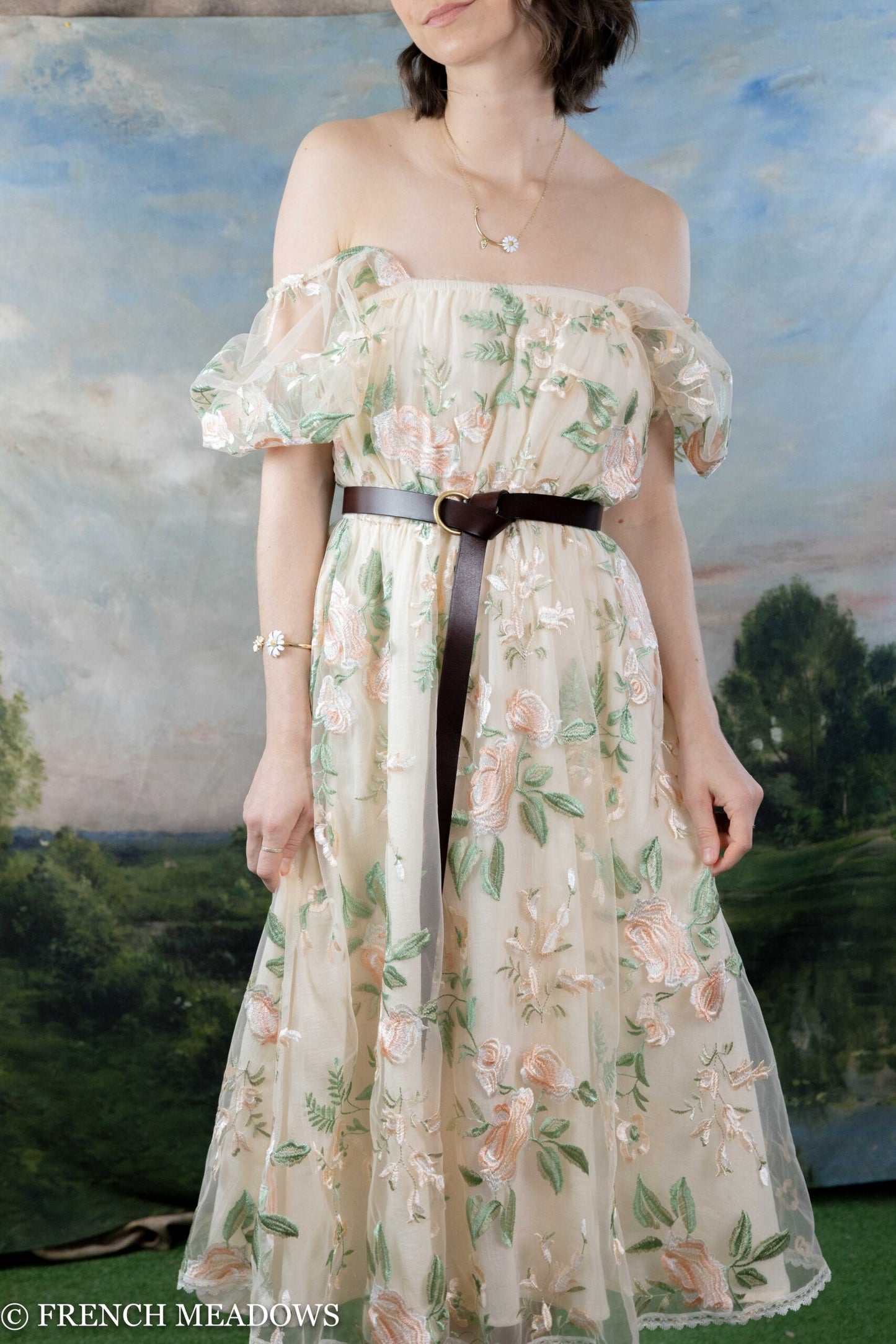 Load image into Gallery viewer, Flower Fairy Tea Dress
