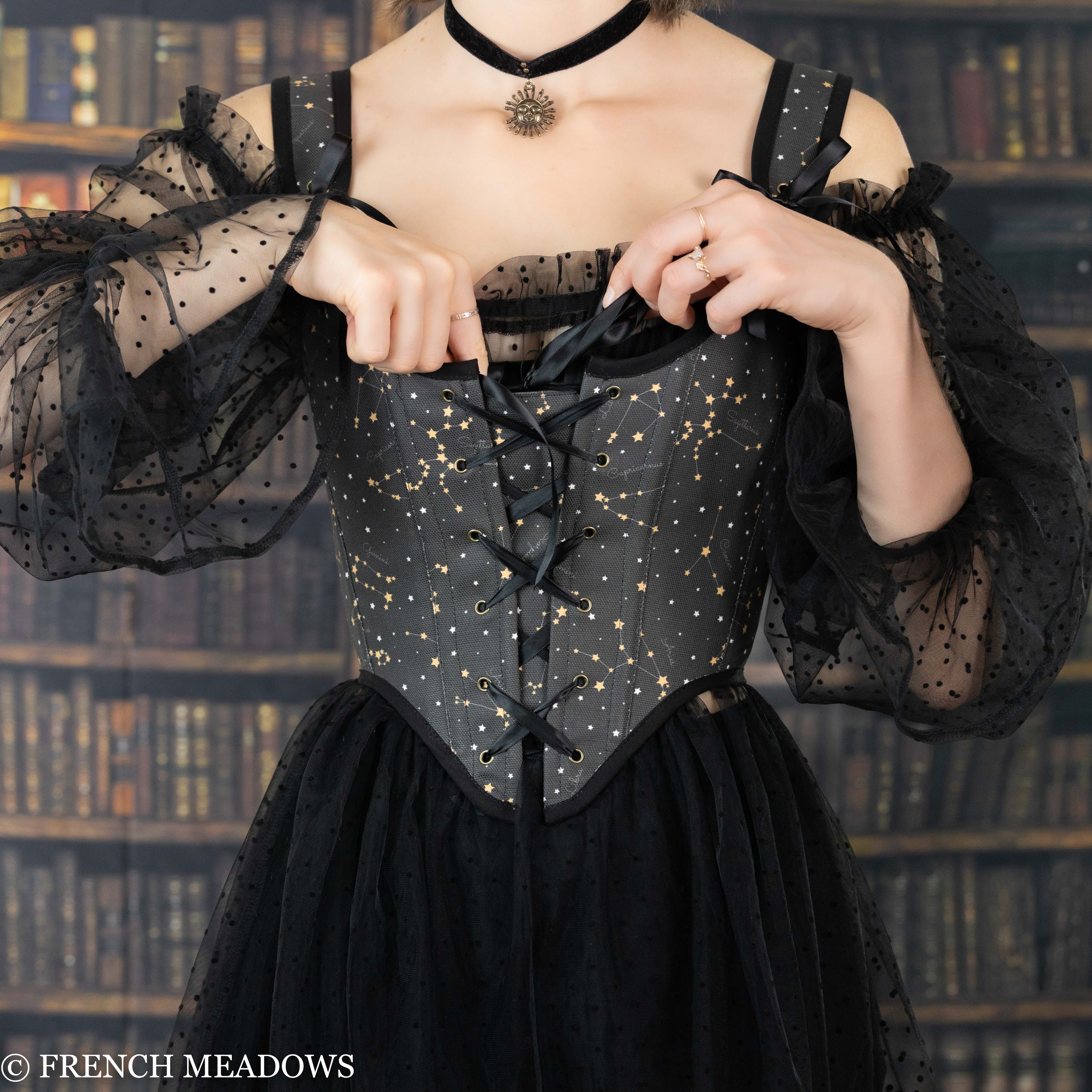 Front lace up corset deals