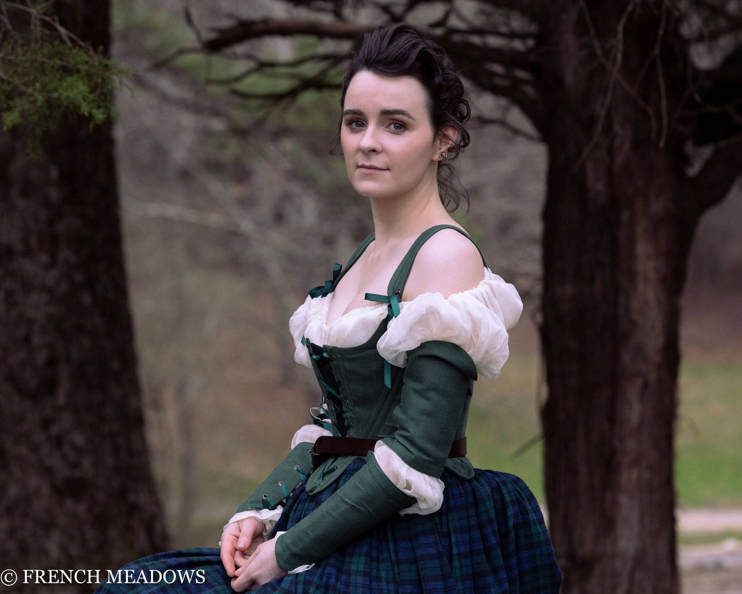 outlander costume with silk chemise