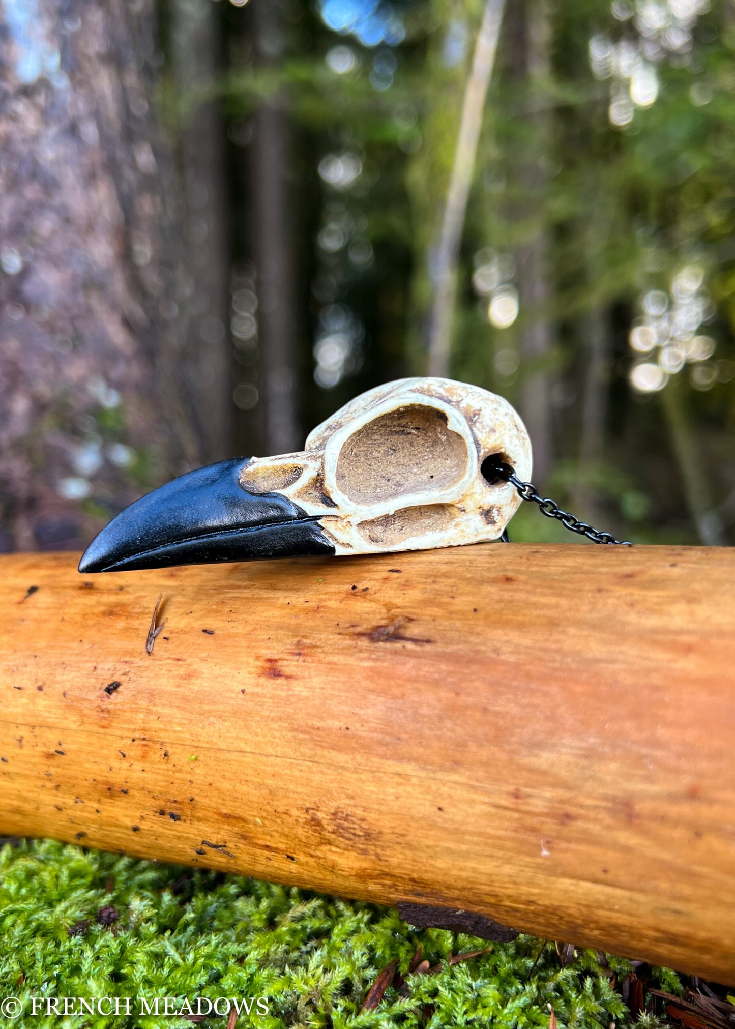 Raven Skull Necklace