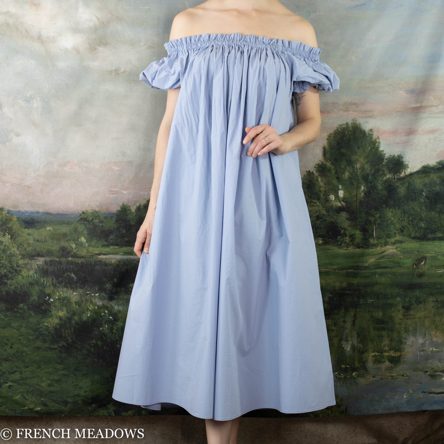 French Blue Chemise Dress