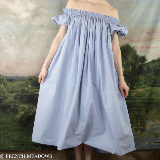 French Blue Chemise Dress