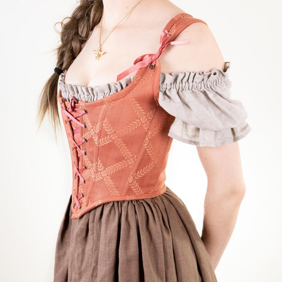 Load image into Gallery viewer, READY TO SHIP Rose Gold Renaissance Bodice
