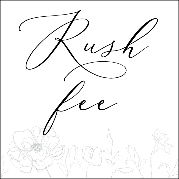 Rush Fee for One Item