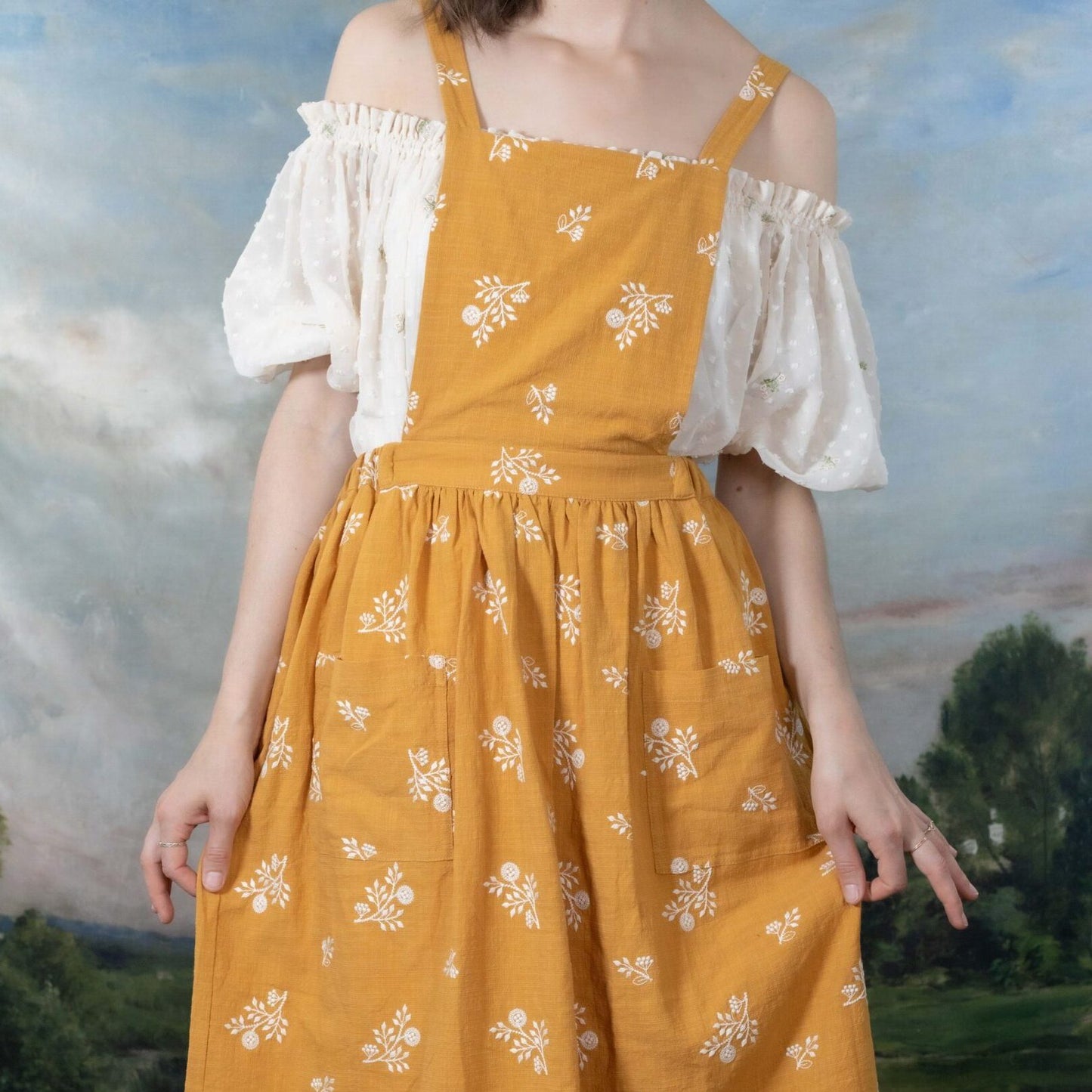 Sunflower Apron Dress