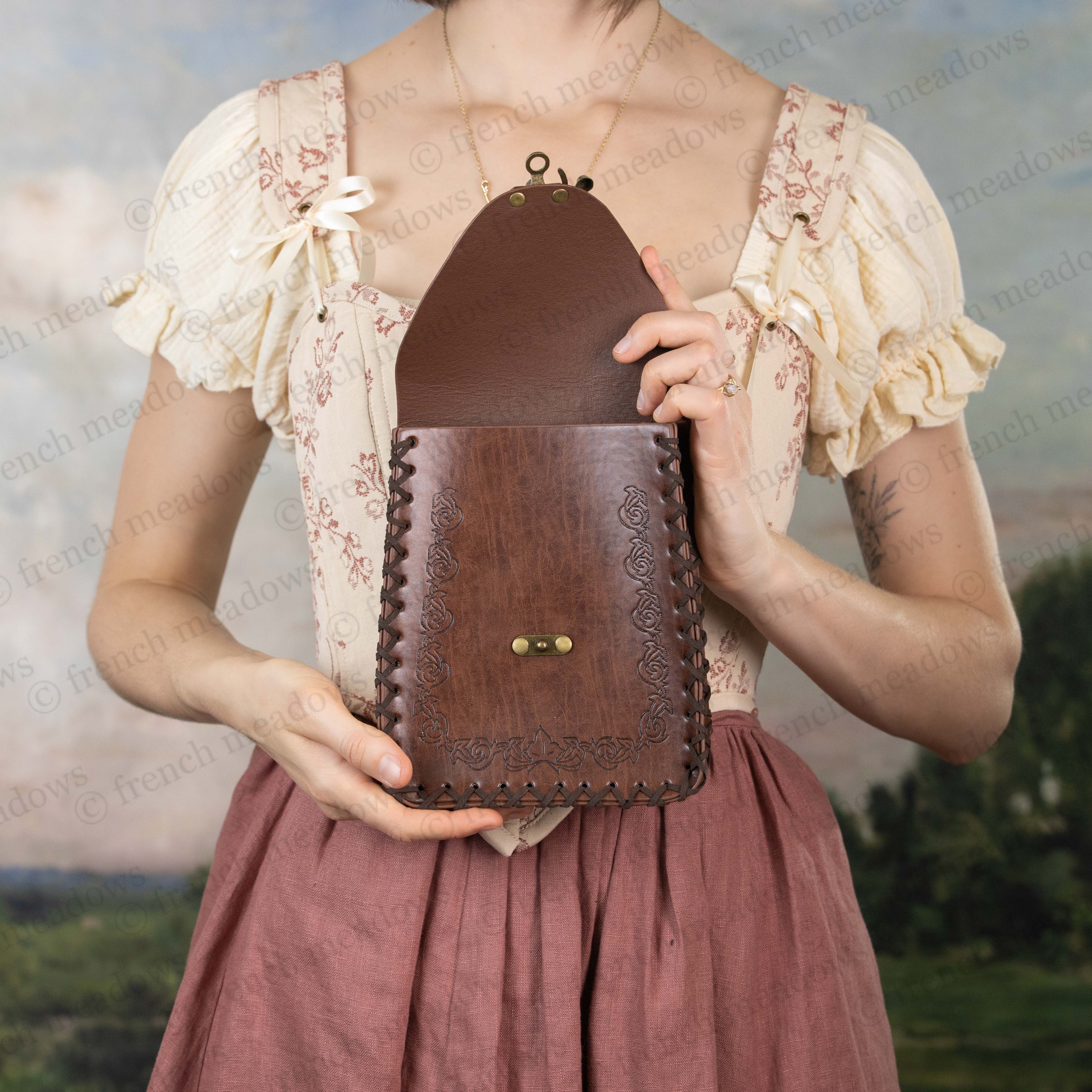 Elven Medieval Belt Pouch French Meadows