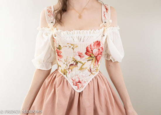 Ruffle Sleeve Ivory Chiffon Chemise