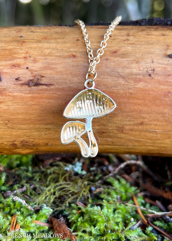 Amanita Mushroom Necklace