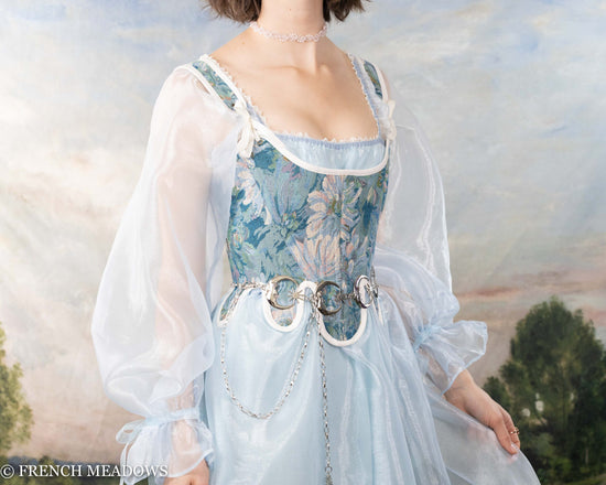 Load image into Gallery viewer, Light Blue Organza Cloud Dress
